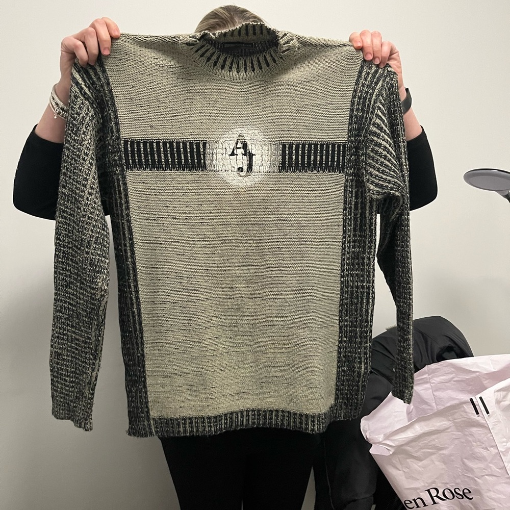 Emporio Armani mens sweater no size written but fits medium large men